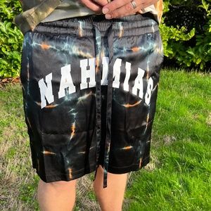 Nahmias silk Tye dye shorts